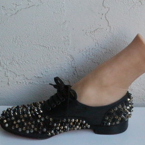 Christian Louboutin Fred Spike Flats - Picture 4 of 11